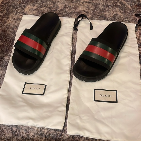 Gucci Web Unisex Slide - Picture 3 of 11